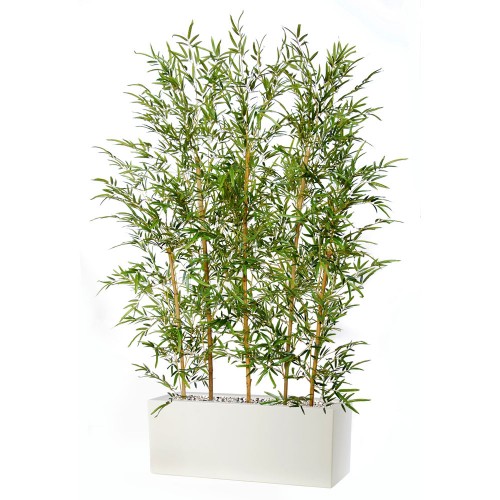 Planta semi-artificiala Ila, Bamboo Fence Green - 200 cm